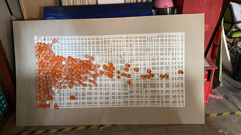 纸艺装饰画实拍图