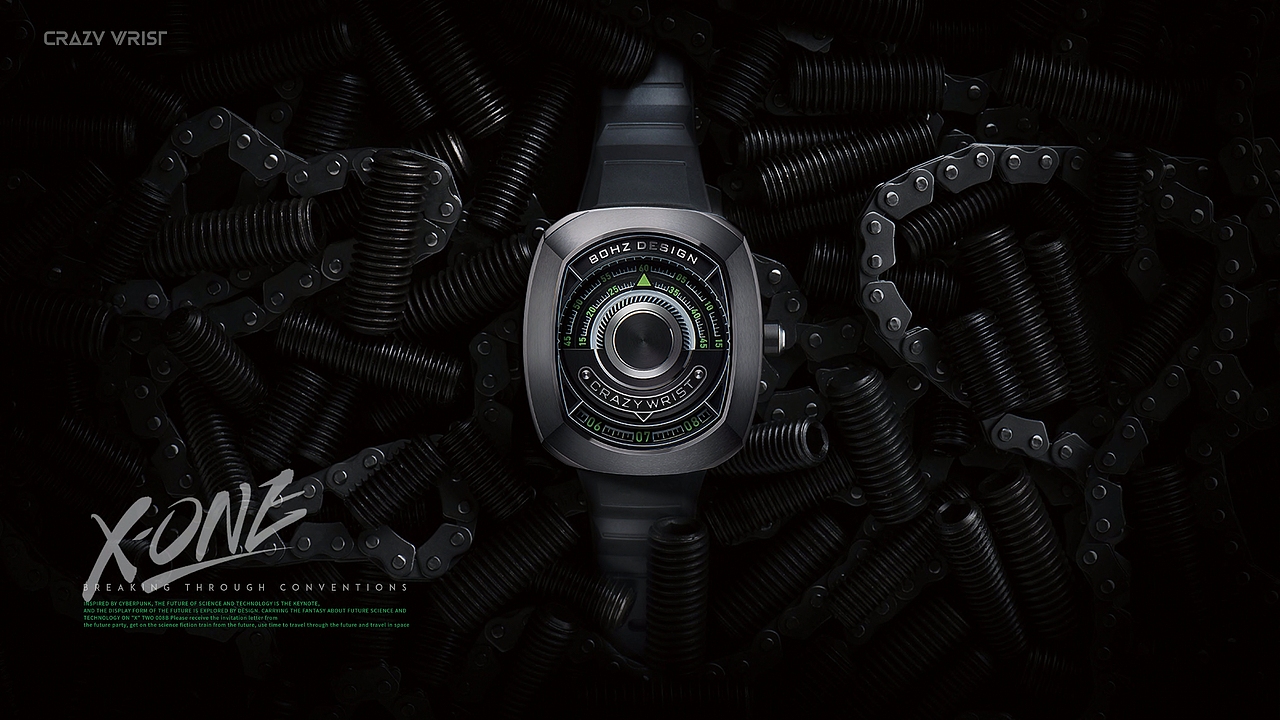 潮牌国表【CrazyWrist疯狂手腕】视觉设计（图ZMjUyNzU1MDc2） - 品牌 - 站酷设计师Diamond天原创素材 - 站酷ZCOOL
