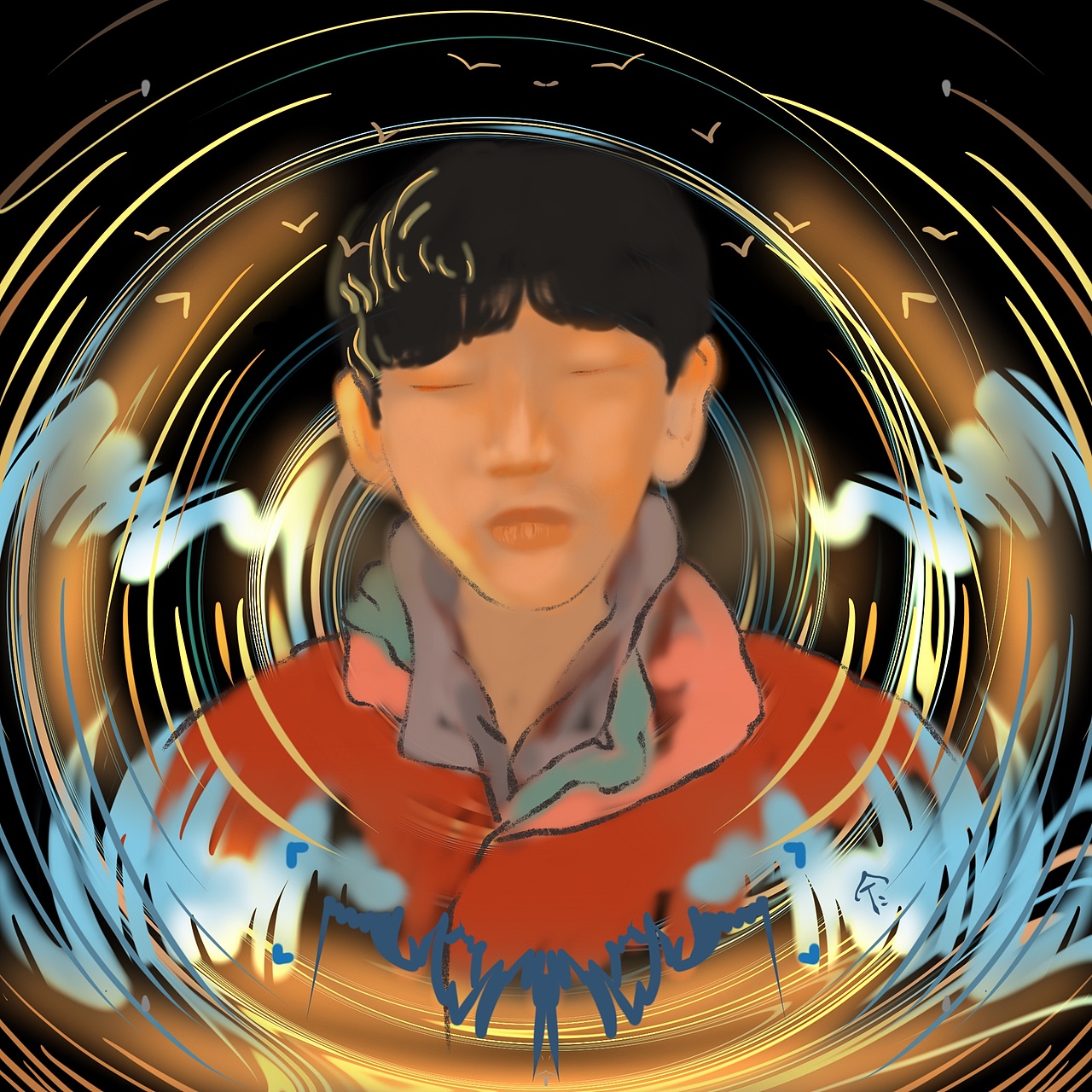赛马小王子———丁真（图ZMjMzMDY0Mzgw） - 新锐潮流插画 - 站酷设计师酉未原创素材 - 站酷ZCOOL