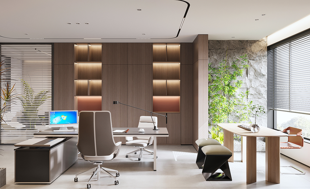 工装|办公空间（图ZMzIzOTQ4NTEy） - 家装设计 - 站酷设计师画画效果兔原创素材 - 站酷ZCOOL