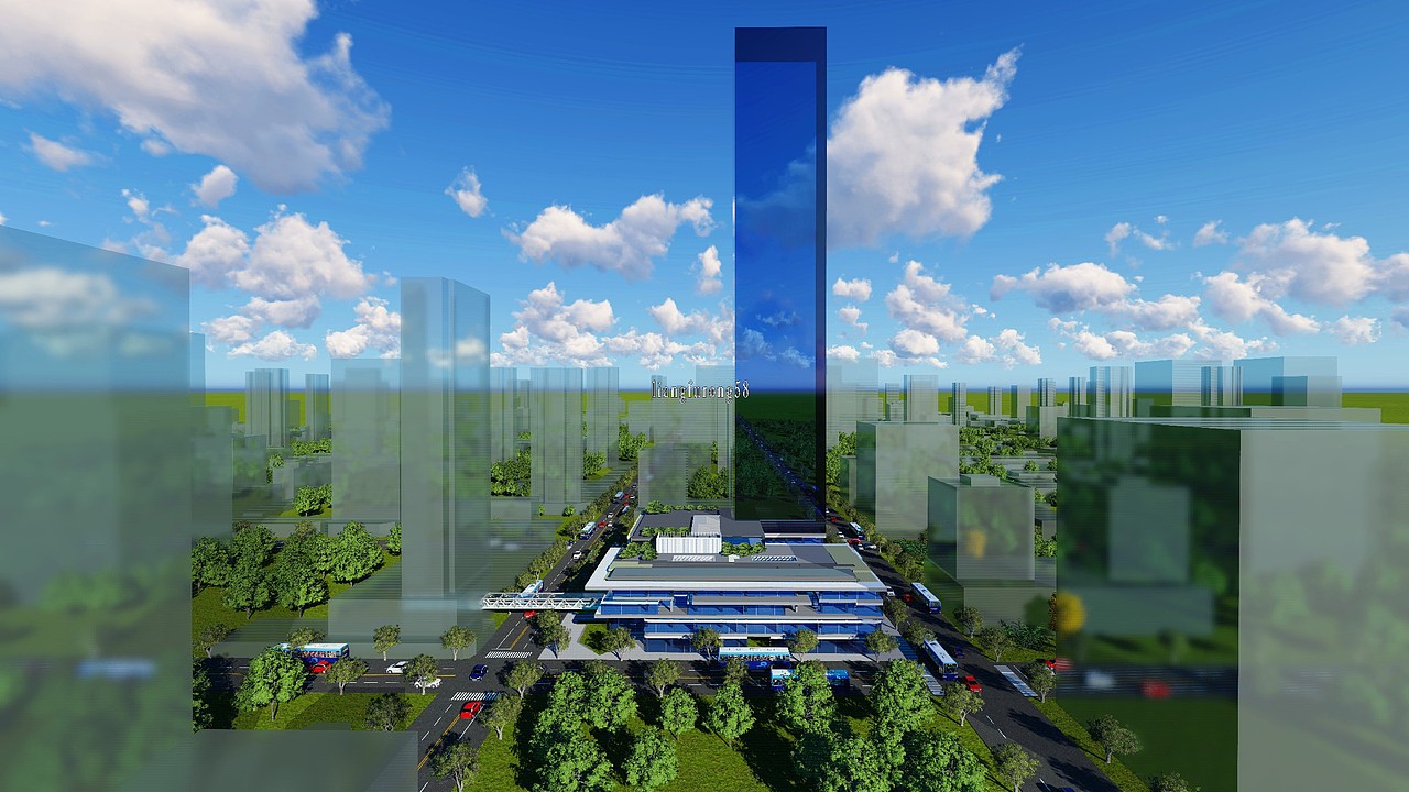 室外建筑效果图（图ZMjA2MDY2OTAw） - 建筑/空间 - 站酷设计师雍荣尔雅01原创素材 - 站酷ZCOOL