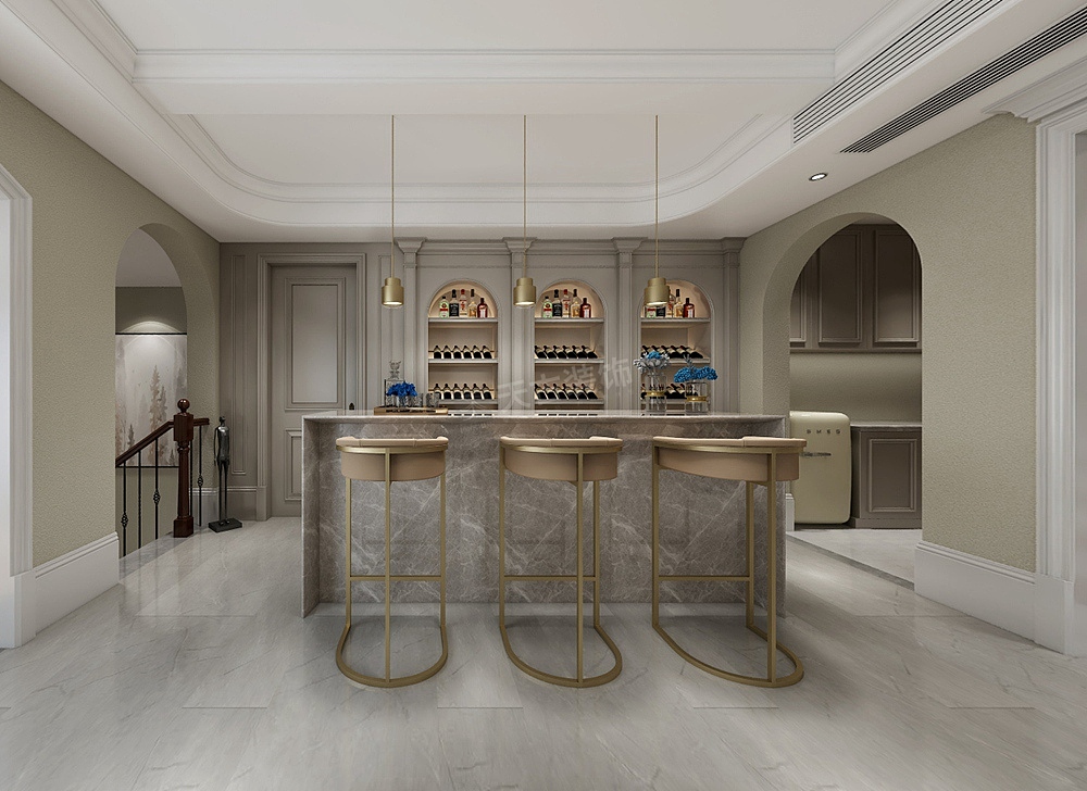 北碚龙湖紫云台千山阅装修,联排别墅户型设计效果赏析