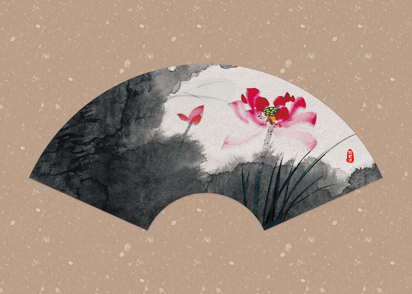 三幅写意荷花图练习新作|纯艺术|国画|创e派 - 原创作品 - 站酷