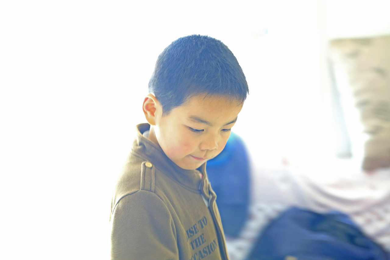 摄影 | 外甥小时候