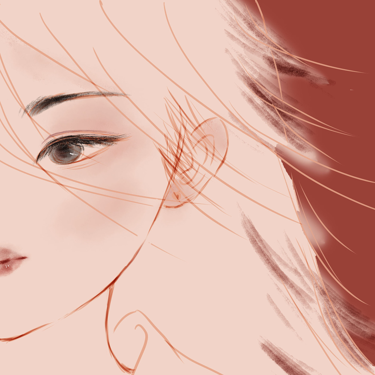 水墨插图头像系列一二三四五