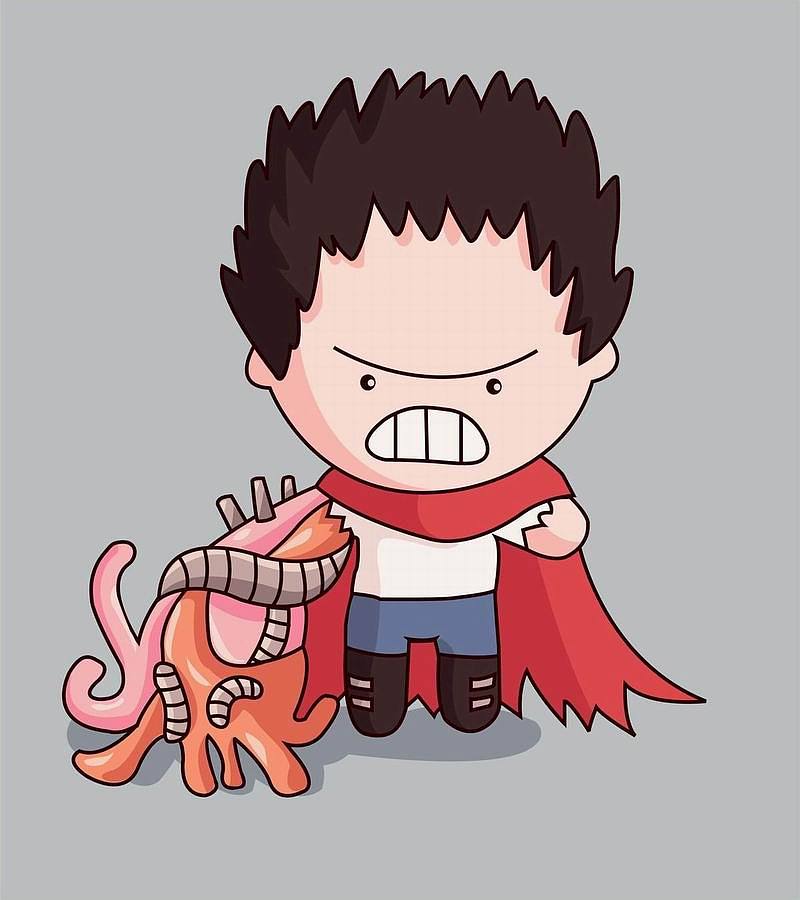 《阿基拉》同人 :失控的铁雄 |插画|新锐潮流插画|kikikaikai_原创