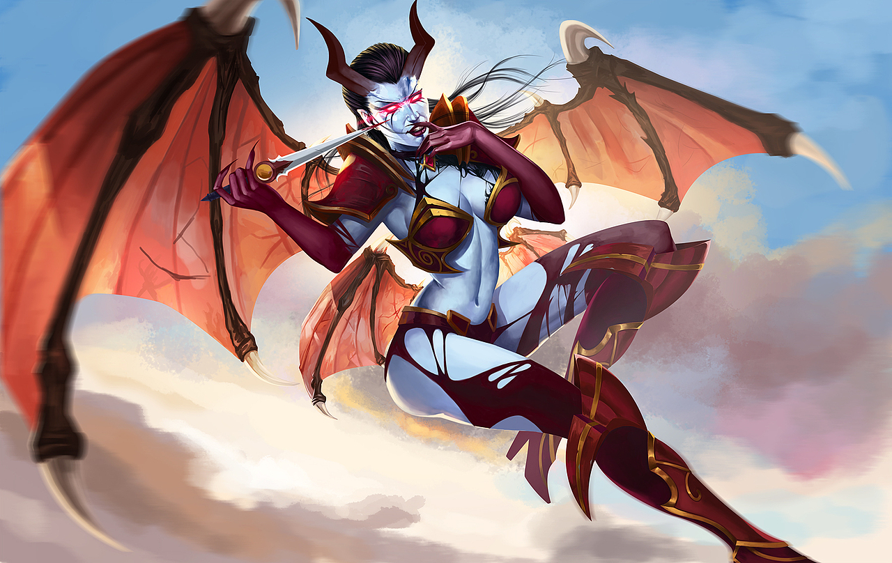 dota2原画痛苦女王