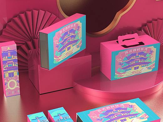 苏式四时糕点（个人主页-ZNTAzODY4NjA=） - 包装 - 站酷设计师小黄摆摆手原创素材 - 站酷ZCOOL