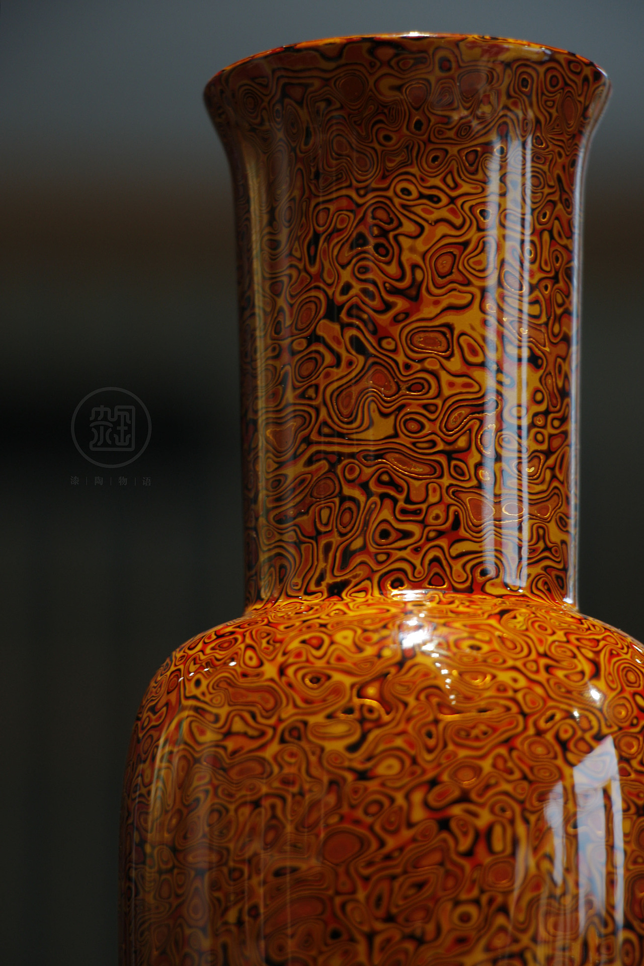 非遗手工艺大漆犀皮花器|手工艺|工艺品设计|和卓_原创作品-站酷zcool