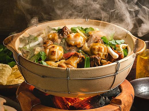 美食摄影｜美食造型｜炭炉鲍鱼鸡煲