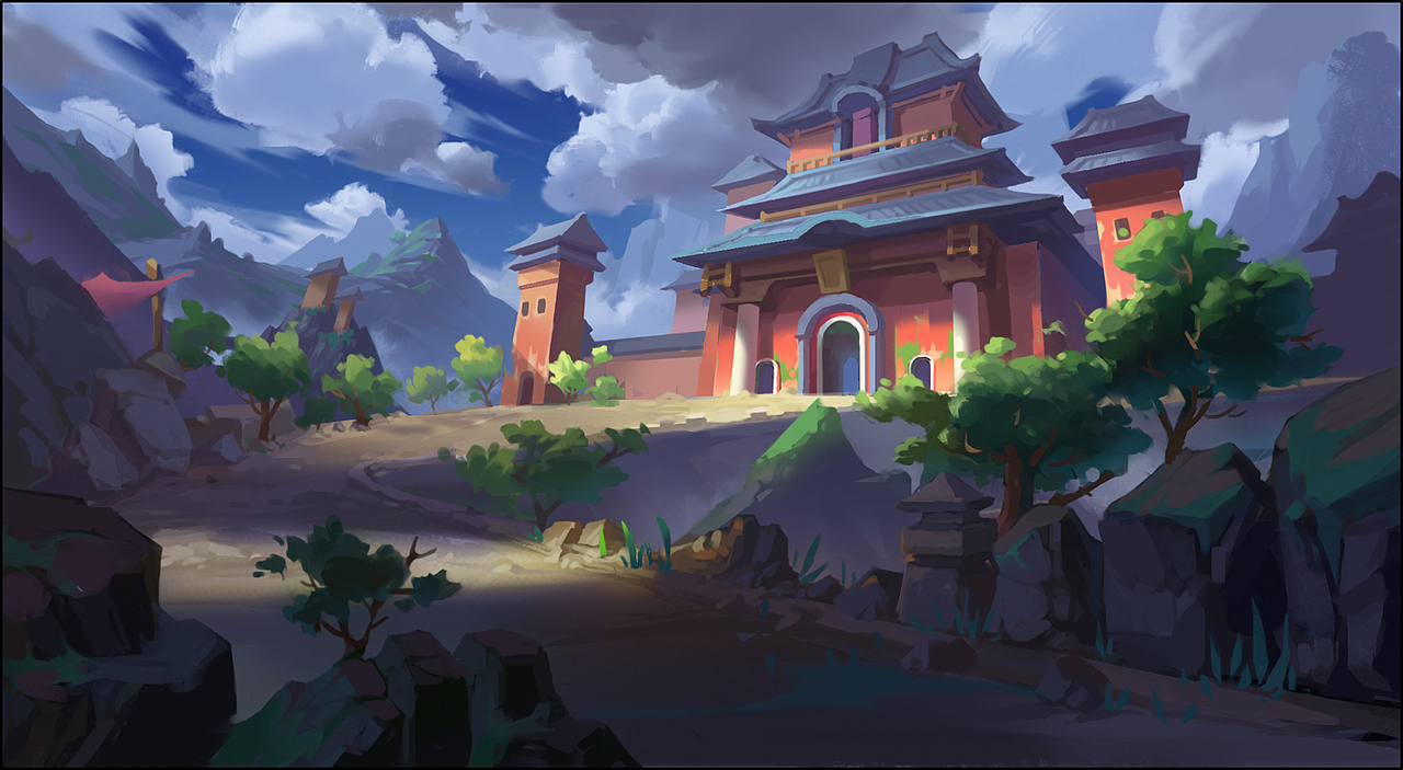 场景原画（图ZNTIwMzEyMDg=） - 游戏原画 - 站酷设计师叶子1112原创素材 - 站酷ZCOOL