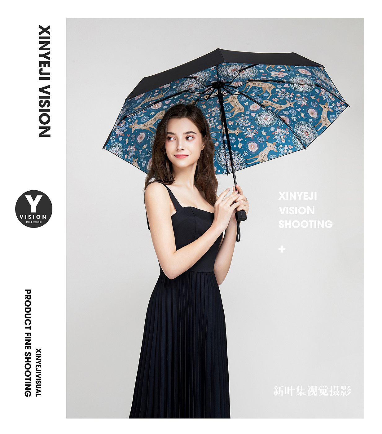 产品女模拍摄/电商 雨伞 遮阳伞摄影