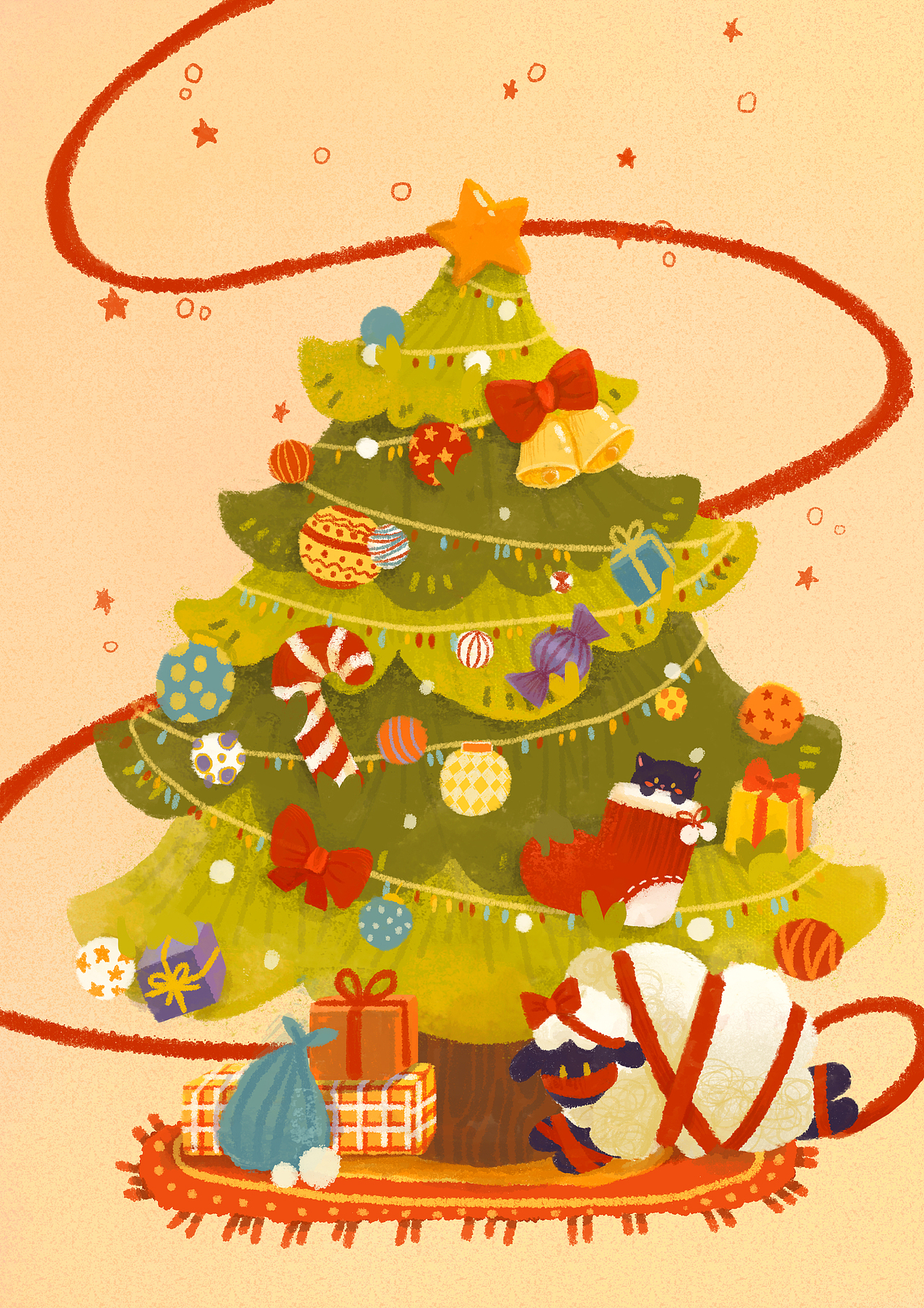 一组童话系列儿插