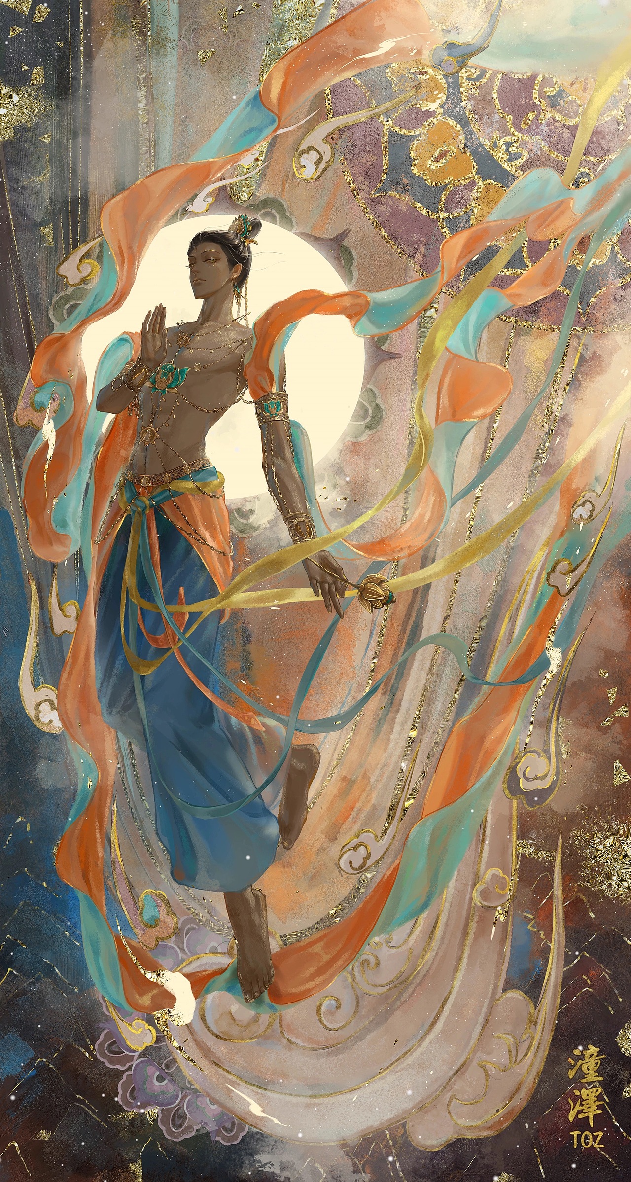 敦煌飞天系列 | 第1集 手拈金玉莲,瀚海显飞仙