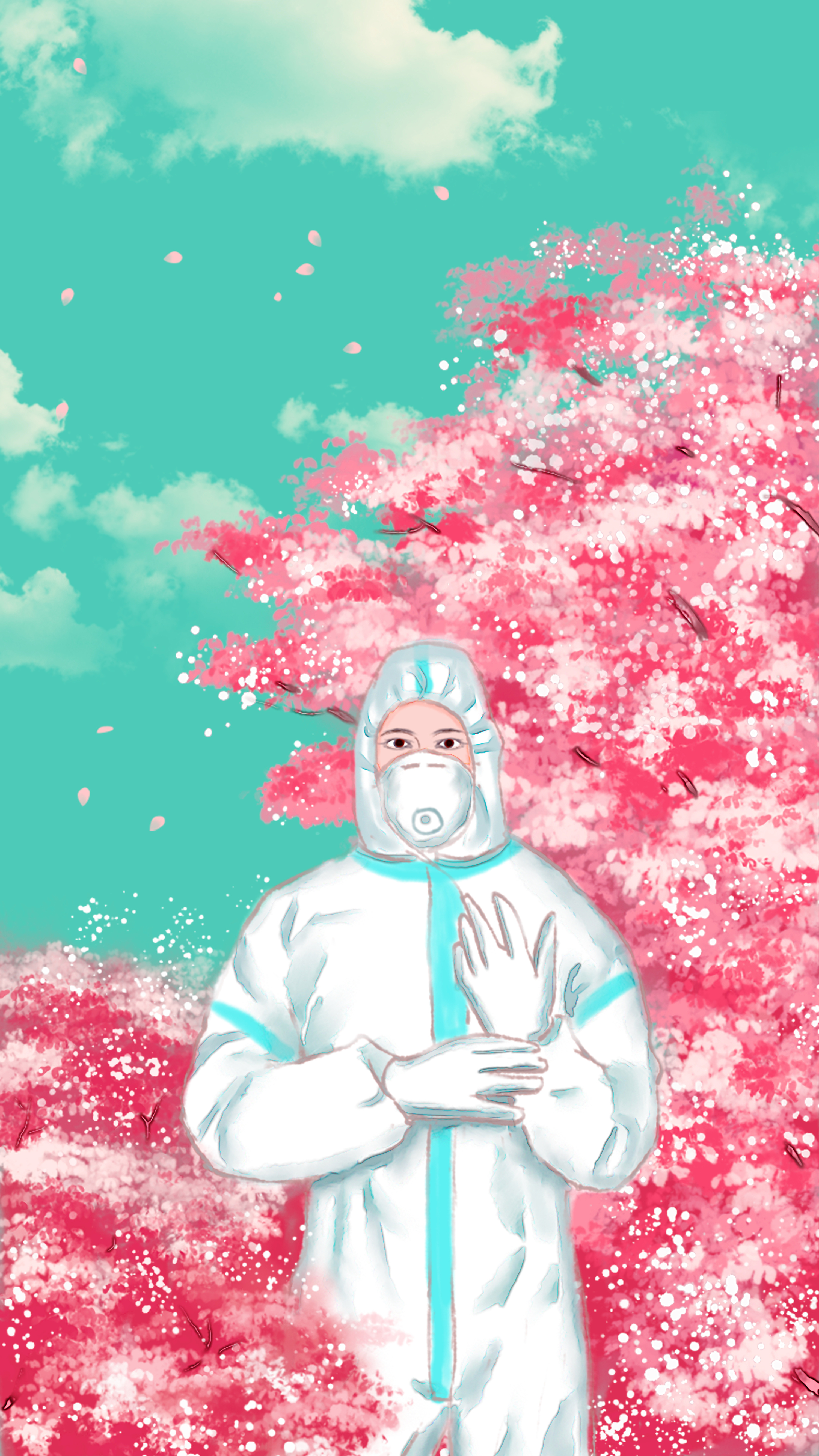 向奋战在一线医护人员致敬