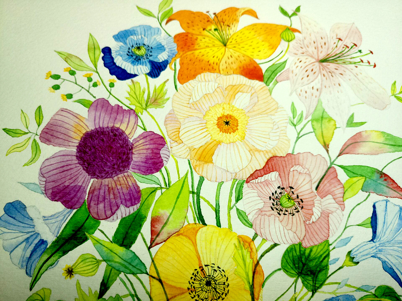 《怒放生命》|纯艺术|绘画|兔兔艺术 - 原创作品 - 站酷 (zcool)