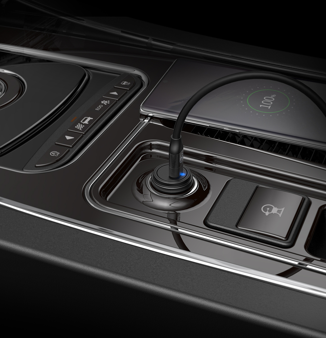 车载充电器渲染图（图ZMTgzNTc3NTU2） - 电子产品 - 站酷设计师Marathon_跑者_L原创素材 - 站酷ZCOOL