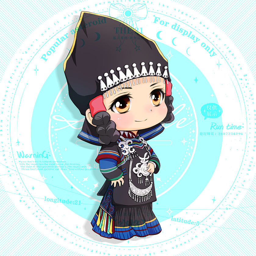 黎族Q版人物立绘