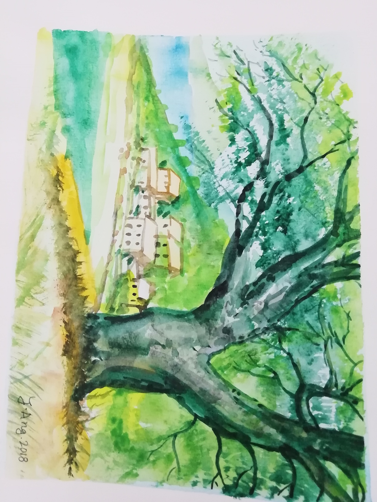 【7颗树】|纯艺术|绘画|榊雪兔 - 原创作品 - 站酷 (ZCOOL)