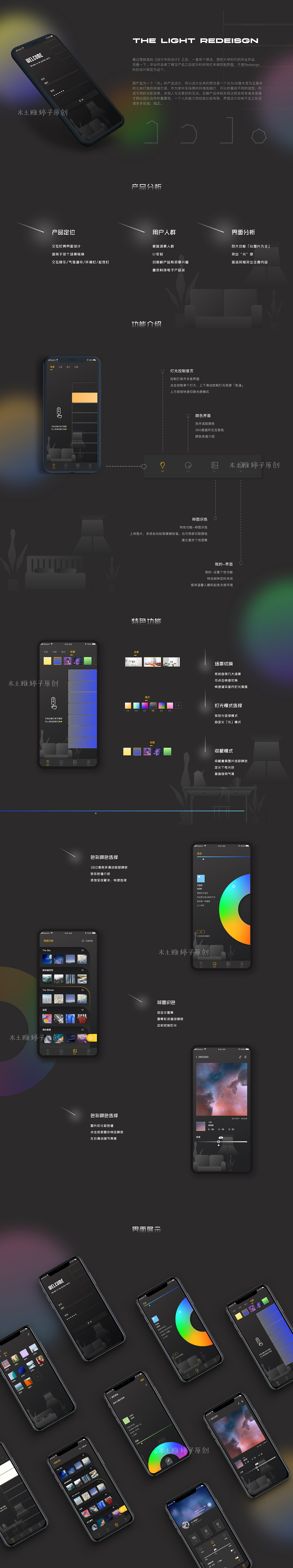 交互灯具控制界面