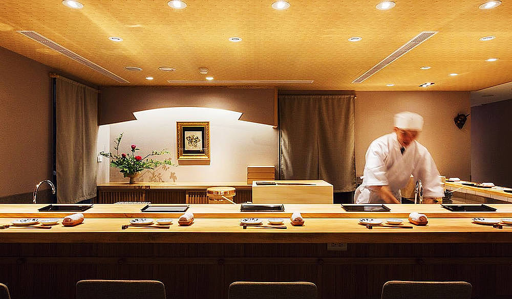 郑州鮨长谷川日式禅意餐厅装修设计公司案例（图ZMjQ4MzU2MDY4） - 酒店餐饮设计 - 站酷设计师金博大装饰原创素材 - 站酷ZCOOL