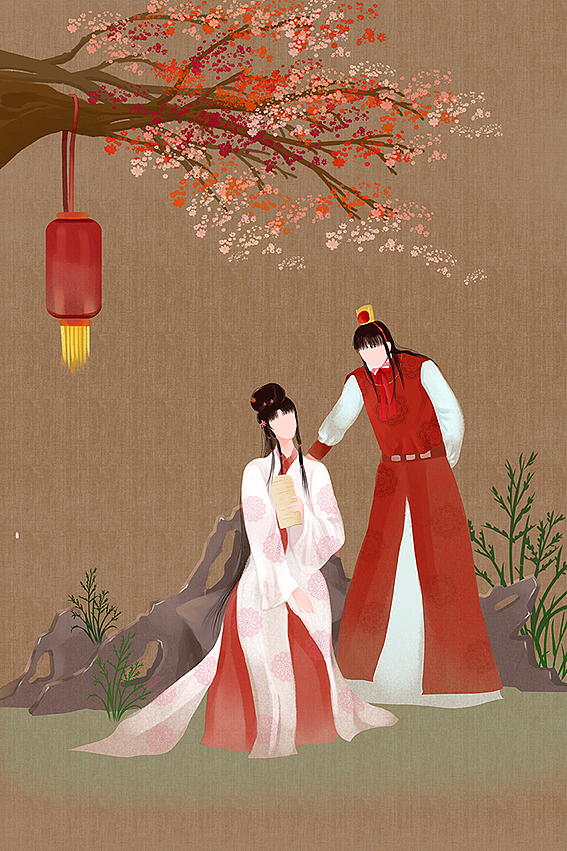 古风红楼梦|插画|商业插画|言北 - 原创作品 - 站酷 (zcool)
