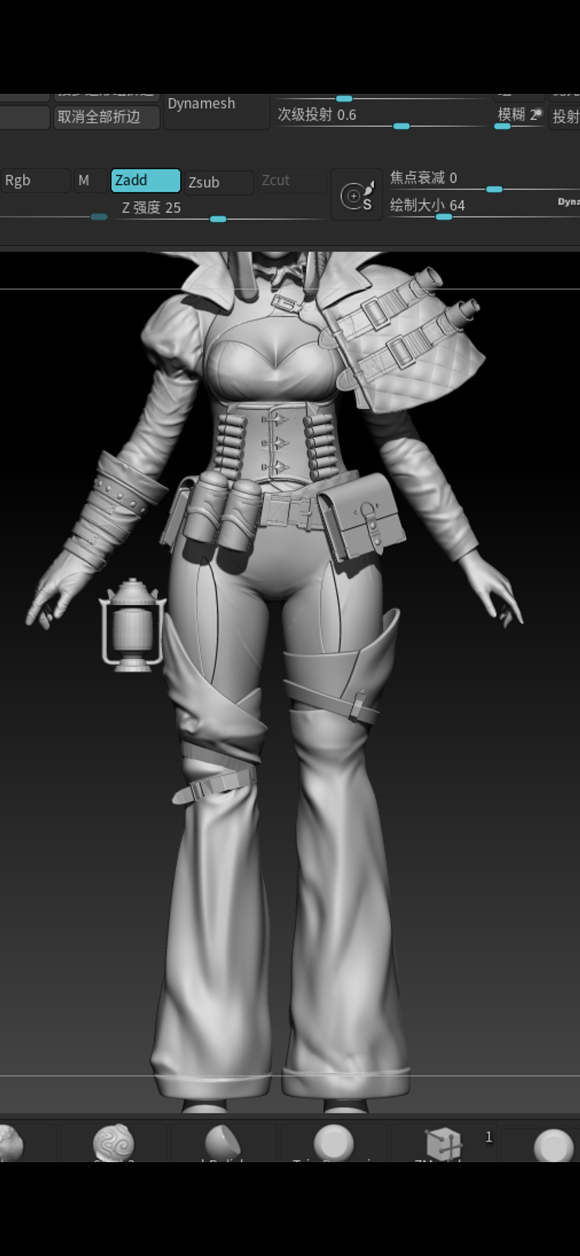 次世代游戏角色模型