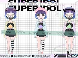 机械姬少女/插画/贴画