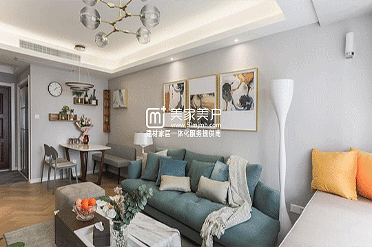 家居吊顶灯具安装效果图|美家美户提供家居安装服务