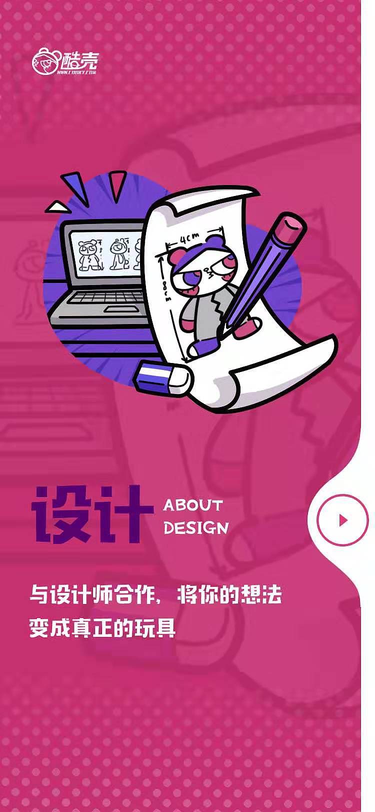 酷奇熊公仔设计和实物展示