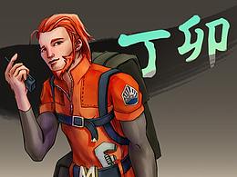 国潮地铁打工人—丁卯