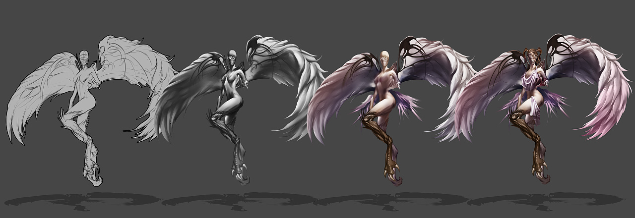 《山海经》异兽游戏角色原画创作_1（图ZMjUyMjQ2NzUy） - 游戏原画 - 站酷设计师Z69200453原创素材 - 站酷ZCOOL