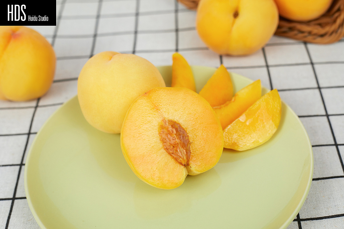 蟠桃产品静物图片+视频拍摄+详情页制作