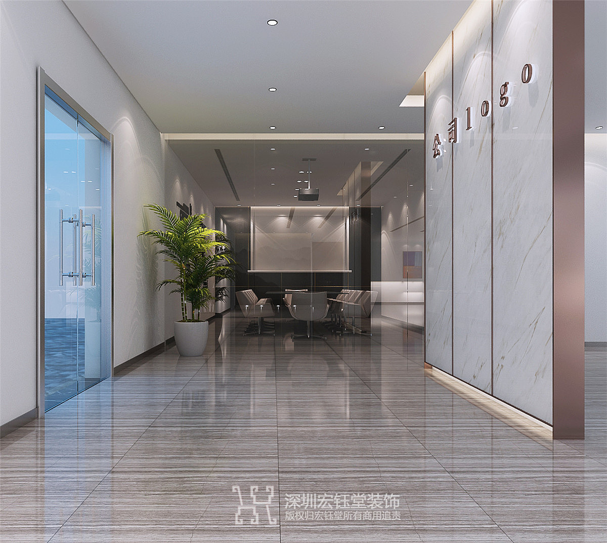 郑州高端办公室装修公司|新泰和高端办公室装修设计图