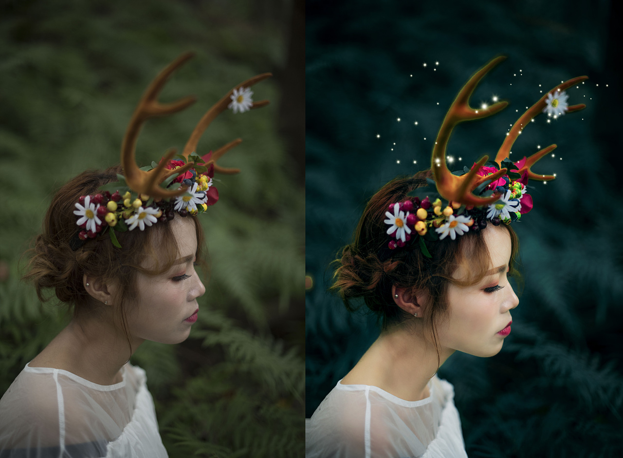 韩系、森系调色练习（图ZMjEzNjI1Mjky） - 人像摄影 - 站酷设计师养不家的猫原创素材 - 站酷ZCOOL