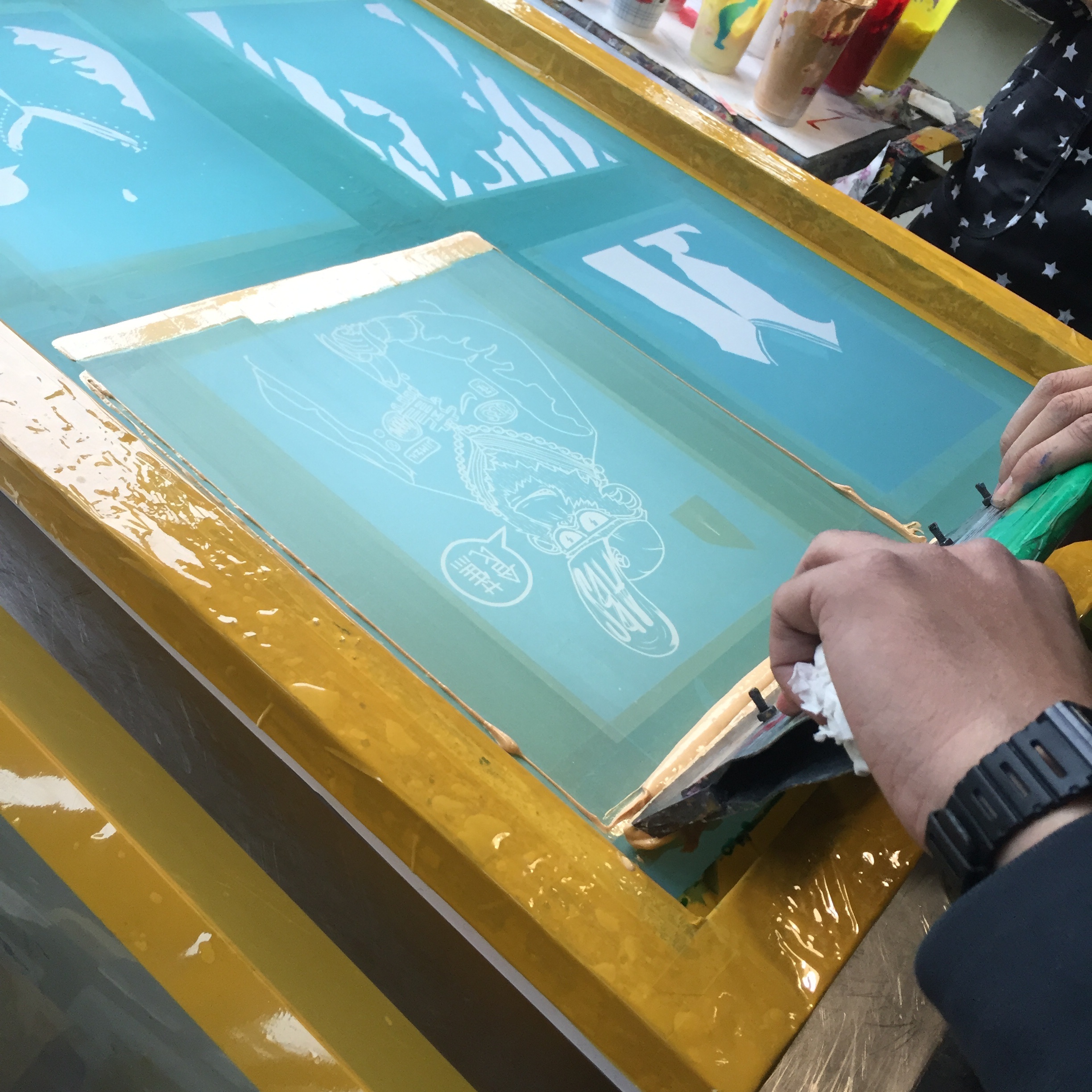 近期丝网印刷的学习