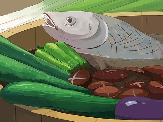 鱼沐清风（个人主页-ZMzA3OTcwNDA=） - 创作习作 - 站酷设计师David__Z原创素材 - 站酷ZCOOL