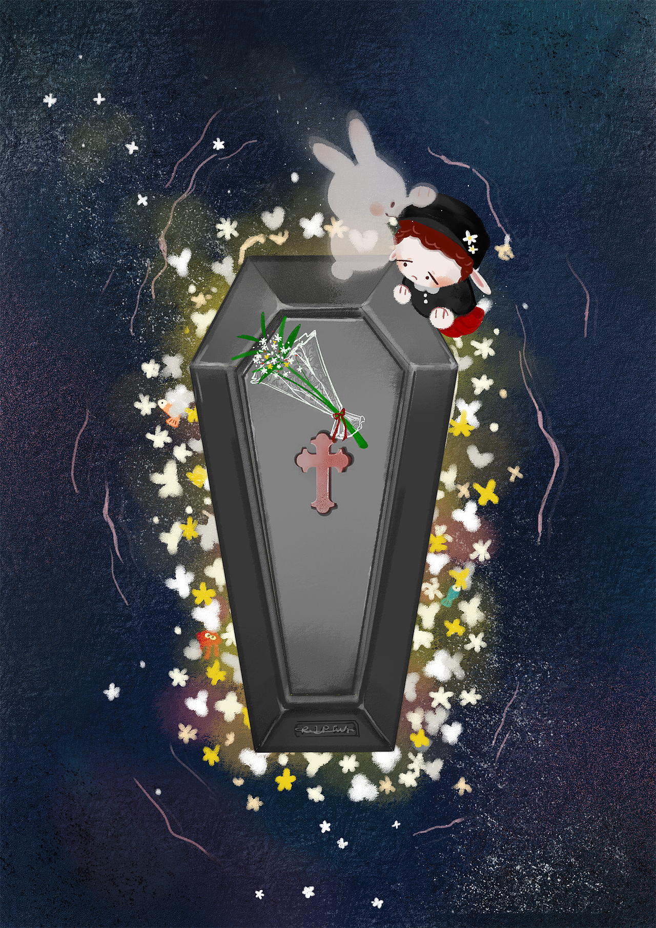 死兔（图ZMjU0NjQ3ODI4） - 儿童插画 - 站酷设计师小路的通行证原创素材 - 站酷ZCOOL