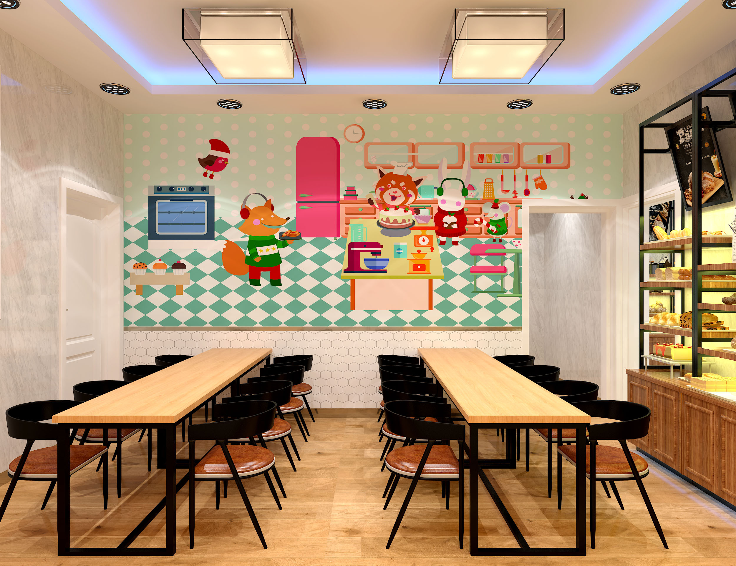 陶艺店面效果图,陶艺店加盟,diy拉胚,陶艺店装修