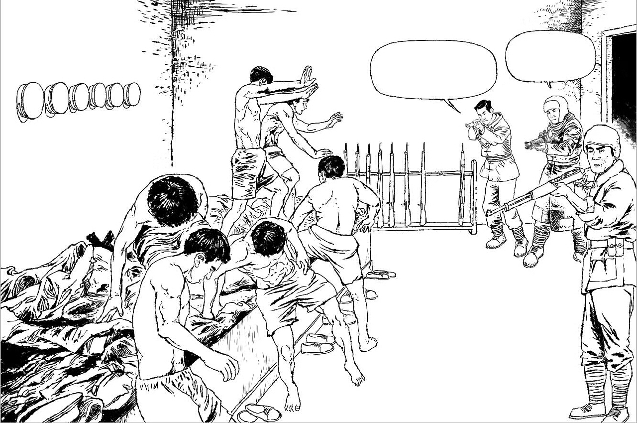 写实连环画，写实抗战插画，写实红色经典连环画，抗日（图ZMTc5NjM2Njcy） - 绘本 - 站酷设计师肖刚漫画原创素材 - 站酷ZCOOL