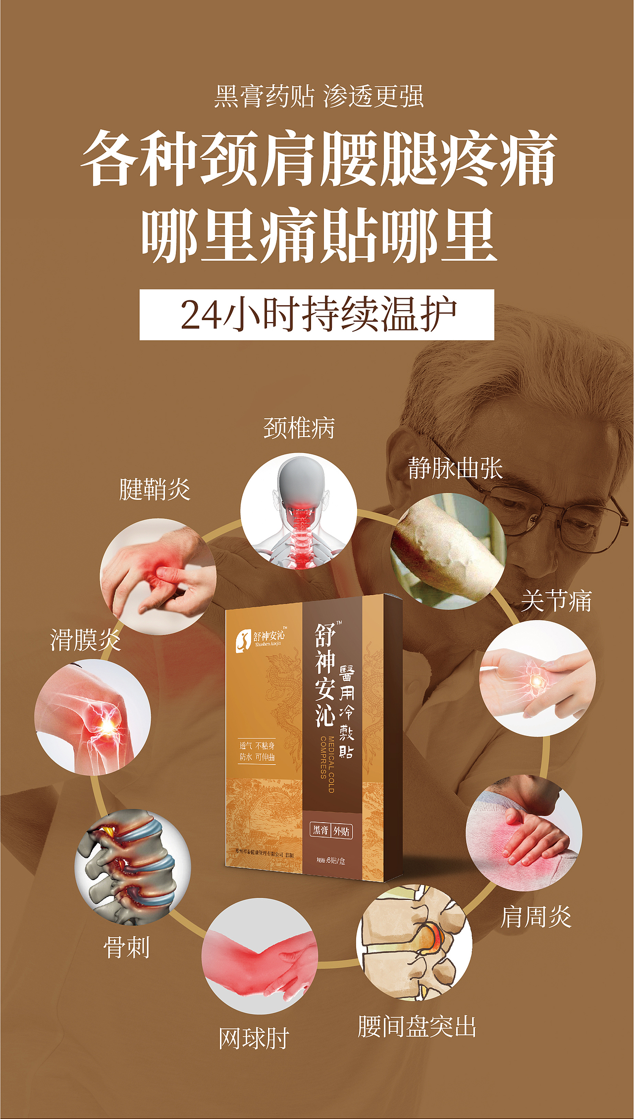 膏药详情页（图ZMjM1ODM5NjQ4） - 电商 - 站酷设计师良辰创意原创素材 - 站酷ZCOOL