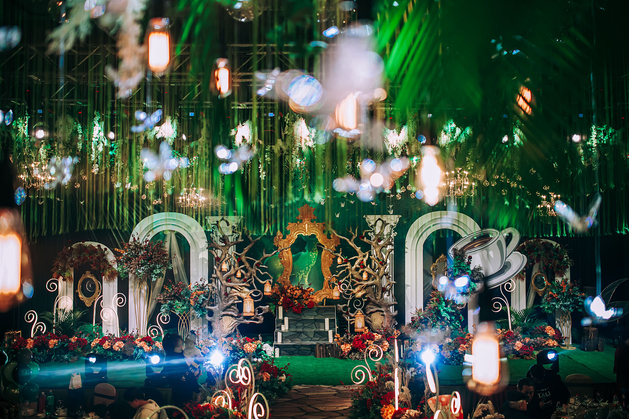 林中仙子森系婚礼|空间|舞台美术|_小鱼干儿 - 原创作品 - 站酷