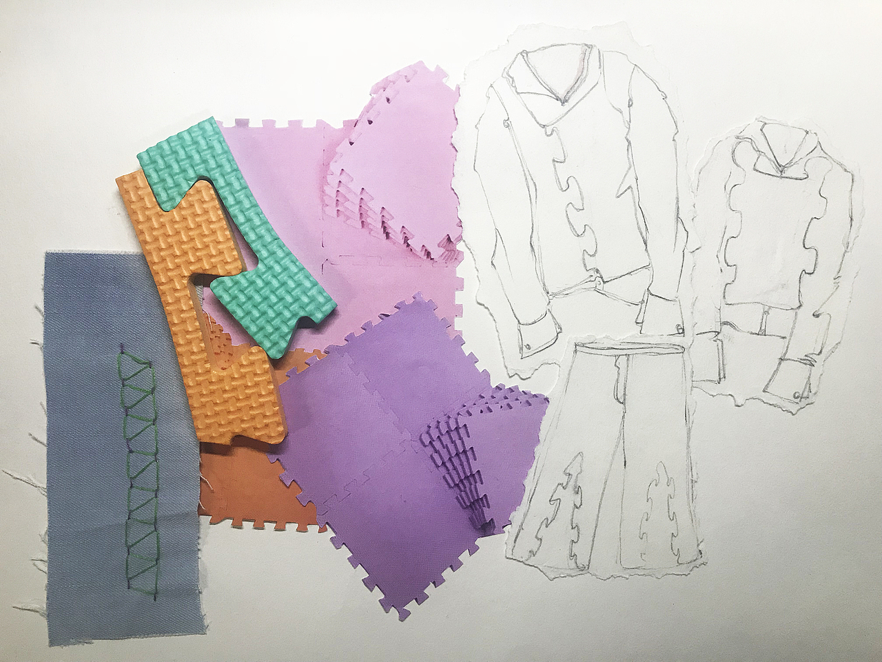 《忆》服装系列作品