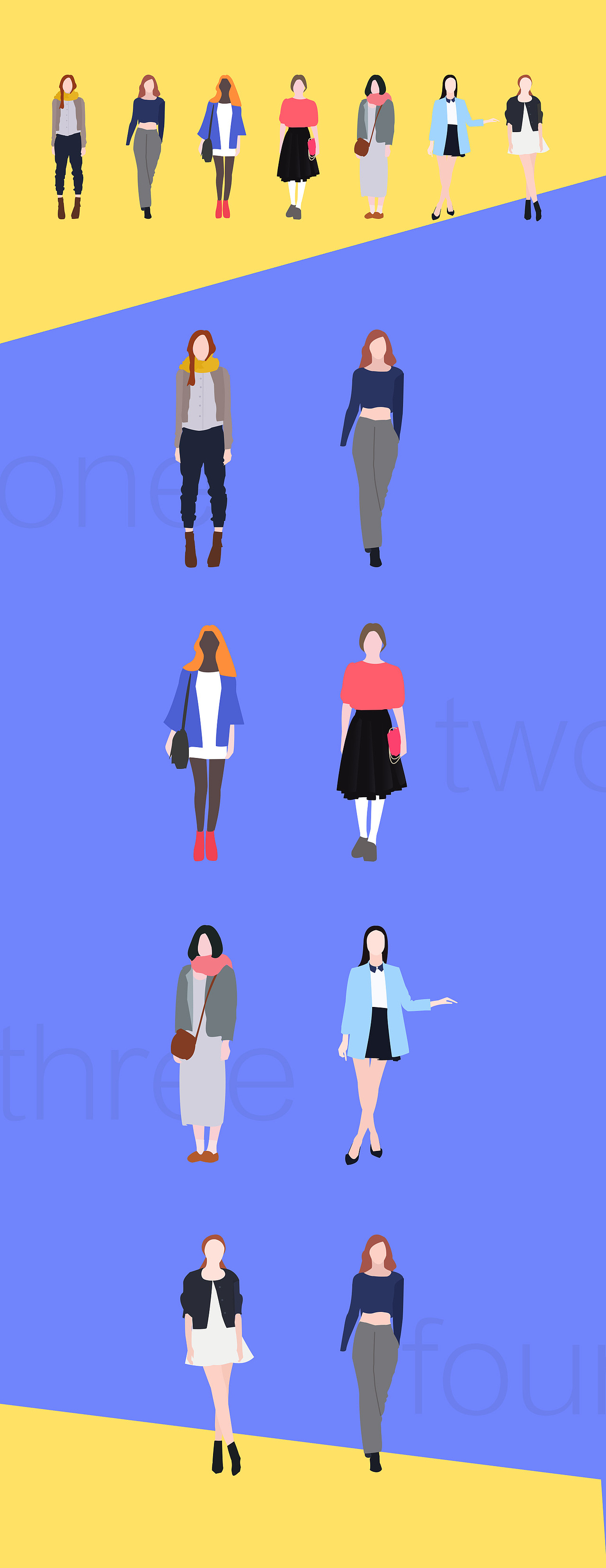新做的一组插画（图ZODkxNDYwOTI=） - 商业插画 - 站酷设计师微笑开始say原创素材 - 站酷ZCOOL