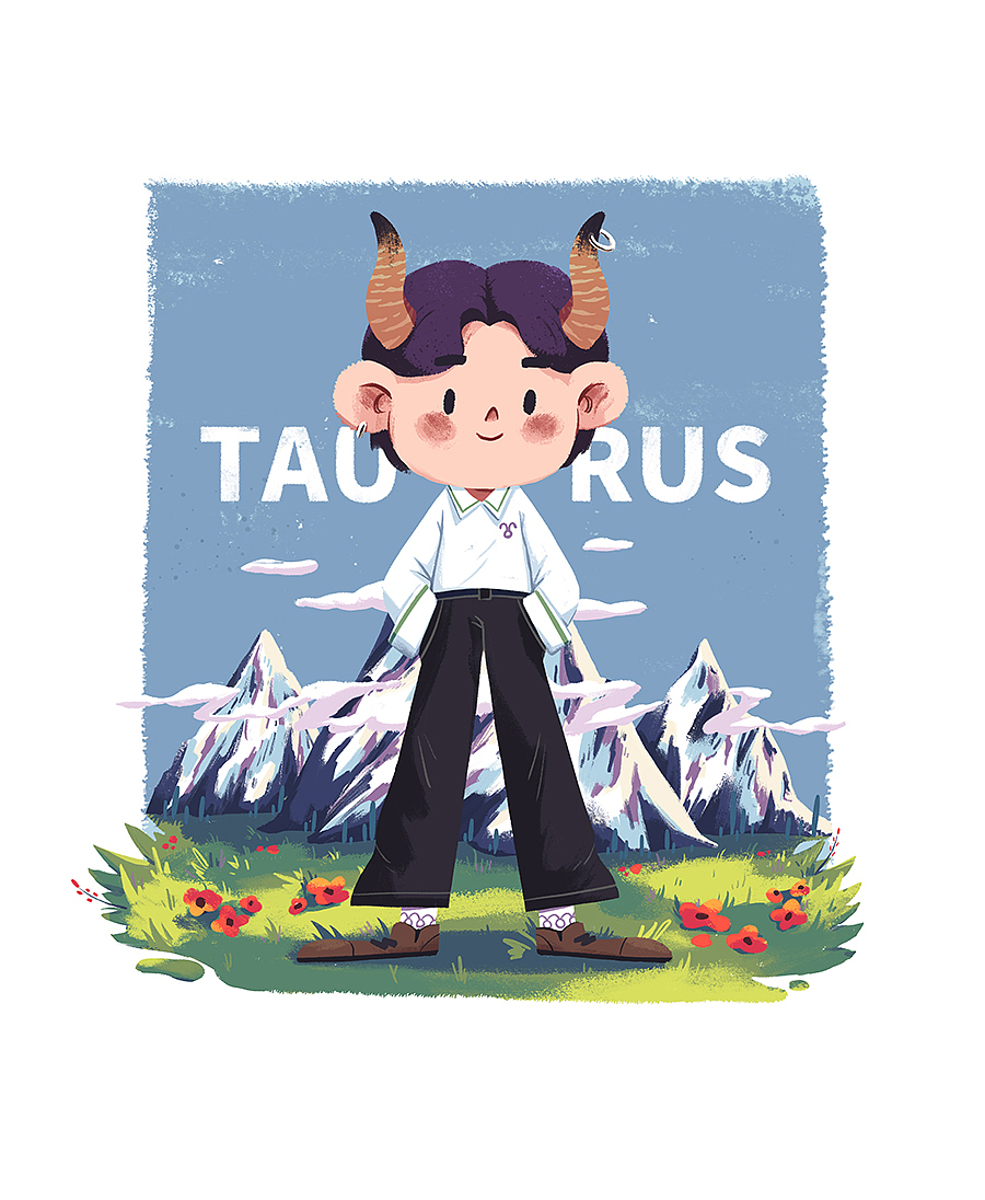 12星座插画（图ZMTg2NTkwMjMy） - 儿童插画 - 站酷设计师25yong原创素材 - 站酷ZCOOL