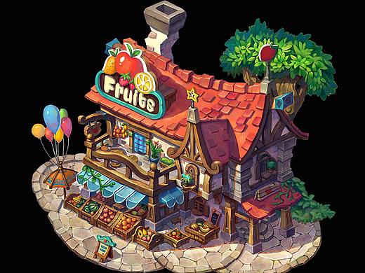 Q版建筑的设计习作~