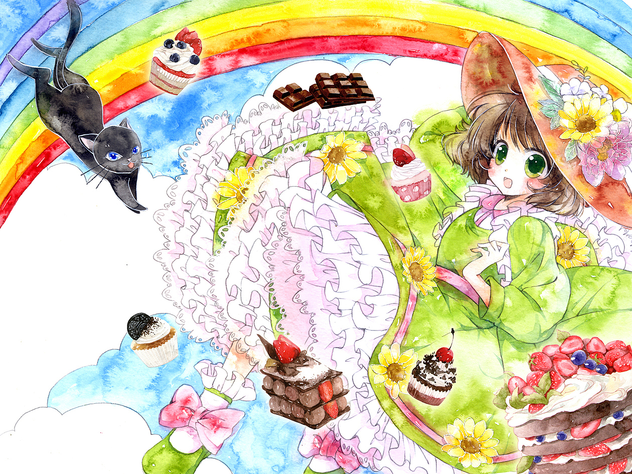 爱吃甜食的女孩