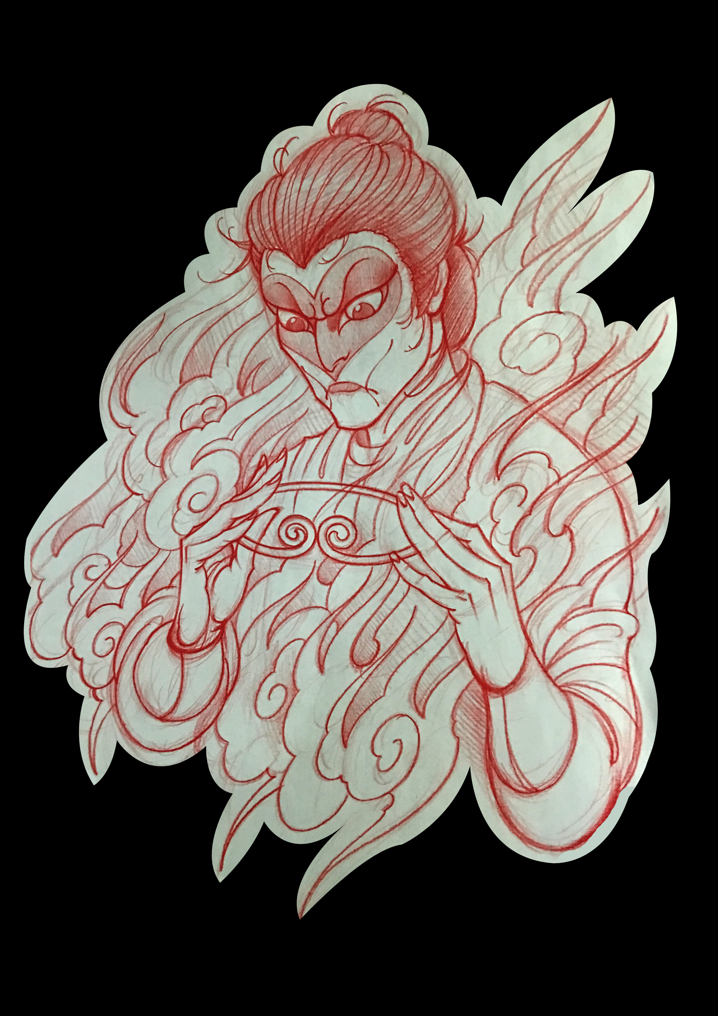 纹身原创手稿(人物系列)