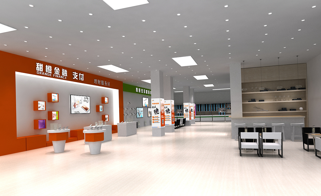 华为门店效果图
