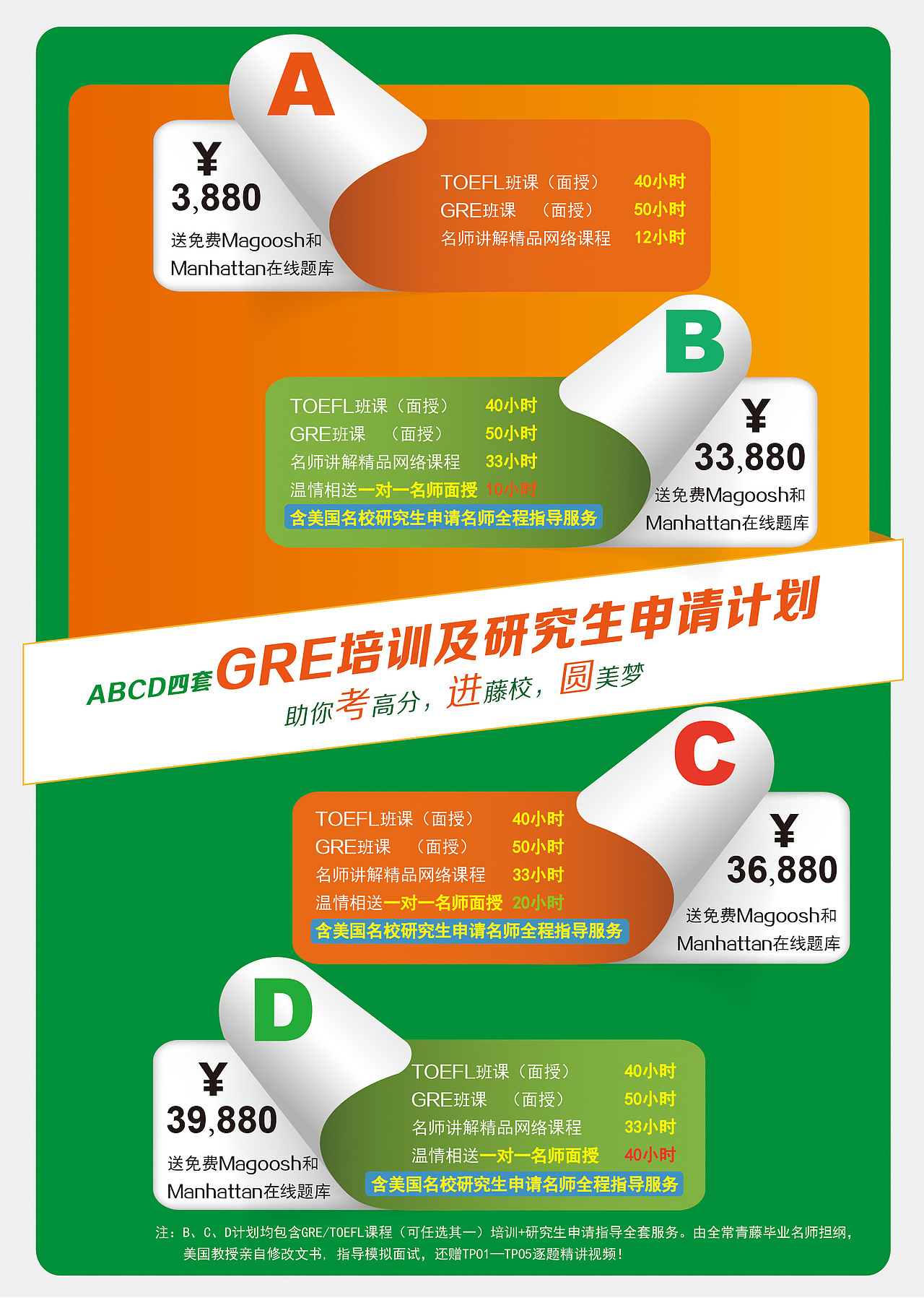 公司单页 — 2015年最新寒假GRE培训及美国研究生申请早起鸟计划